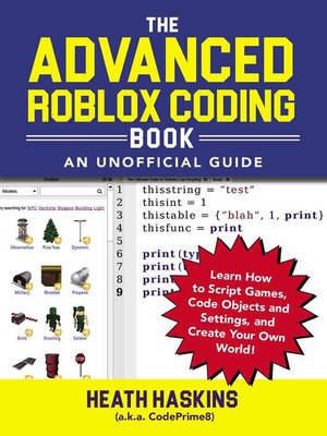 cover image of The Advanced Roblox Coding Book
